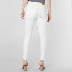 Levi’s mile high super skinny jeans in white